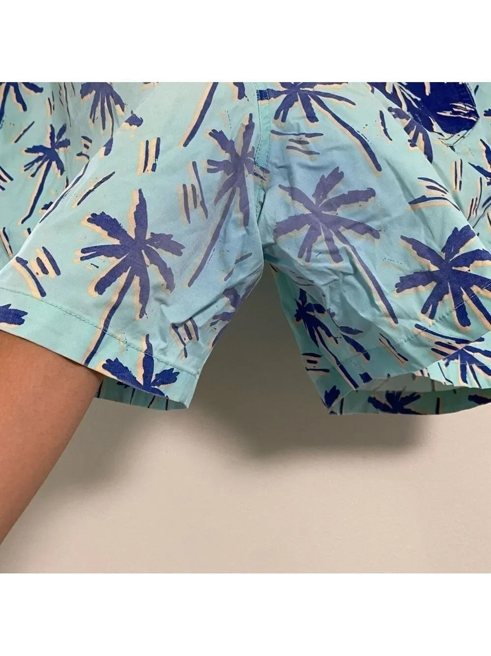 Chubbies Swim shorts Men’s Size XXL Aqua Palm tree print swim trunks